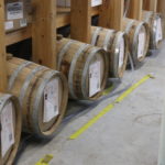 Barrels at Terebelo Distillery